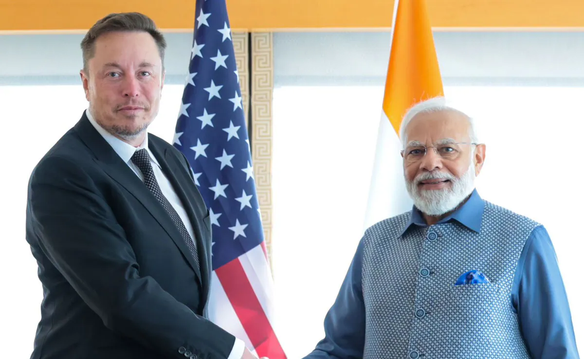 Elon Musk on meeting PM Modi