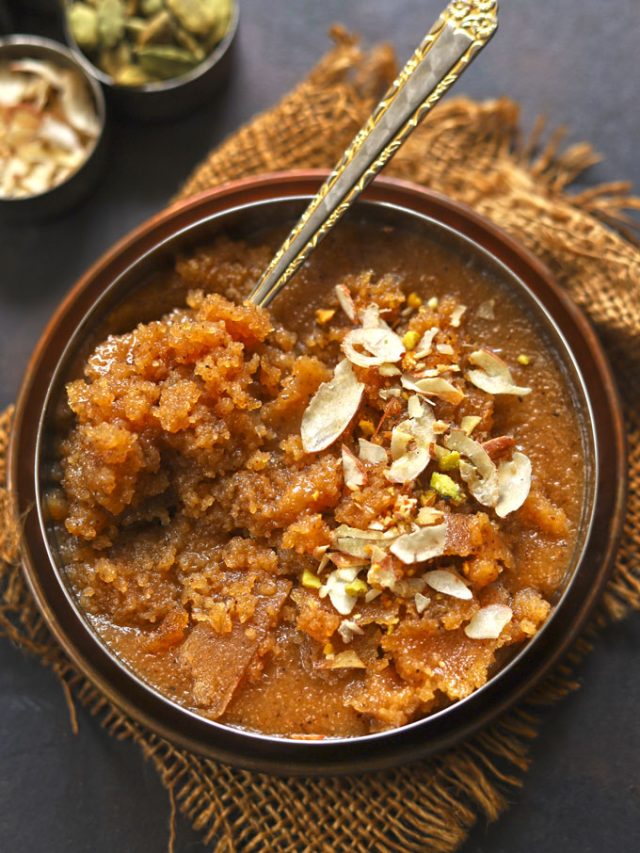 sooji ka halwa recipe