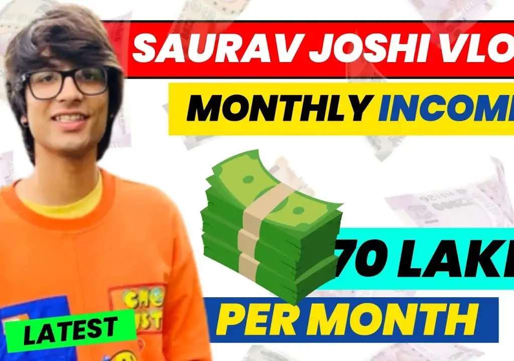 sourav joshi monthly income